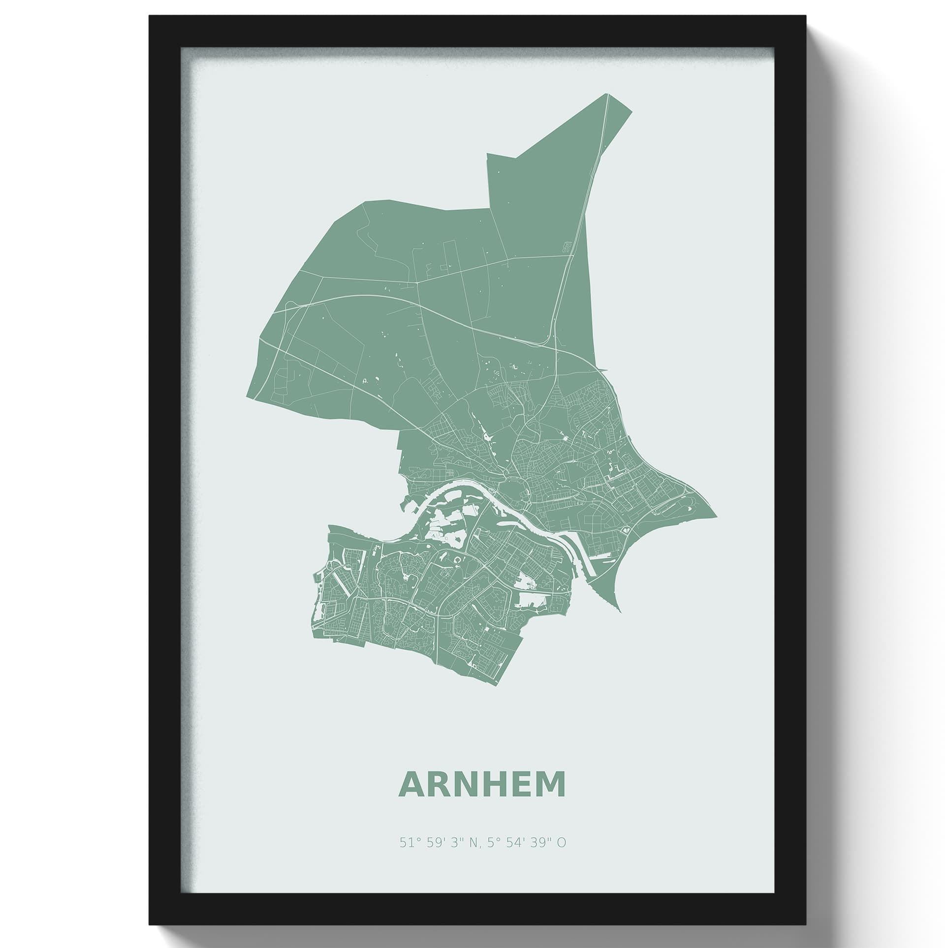 Poster Arnhem - Groen