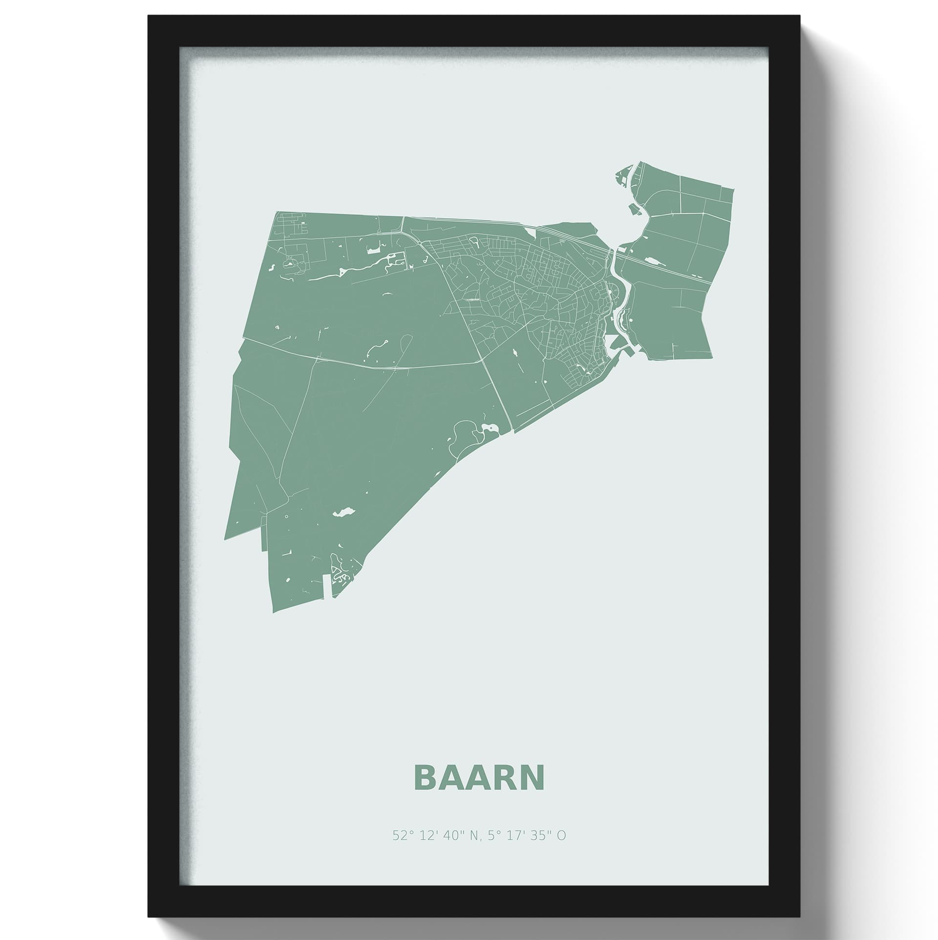 Poster Baarn - Groen