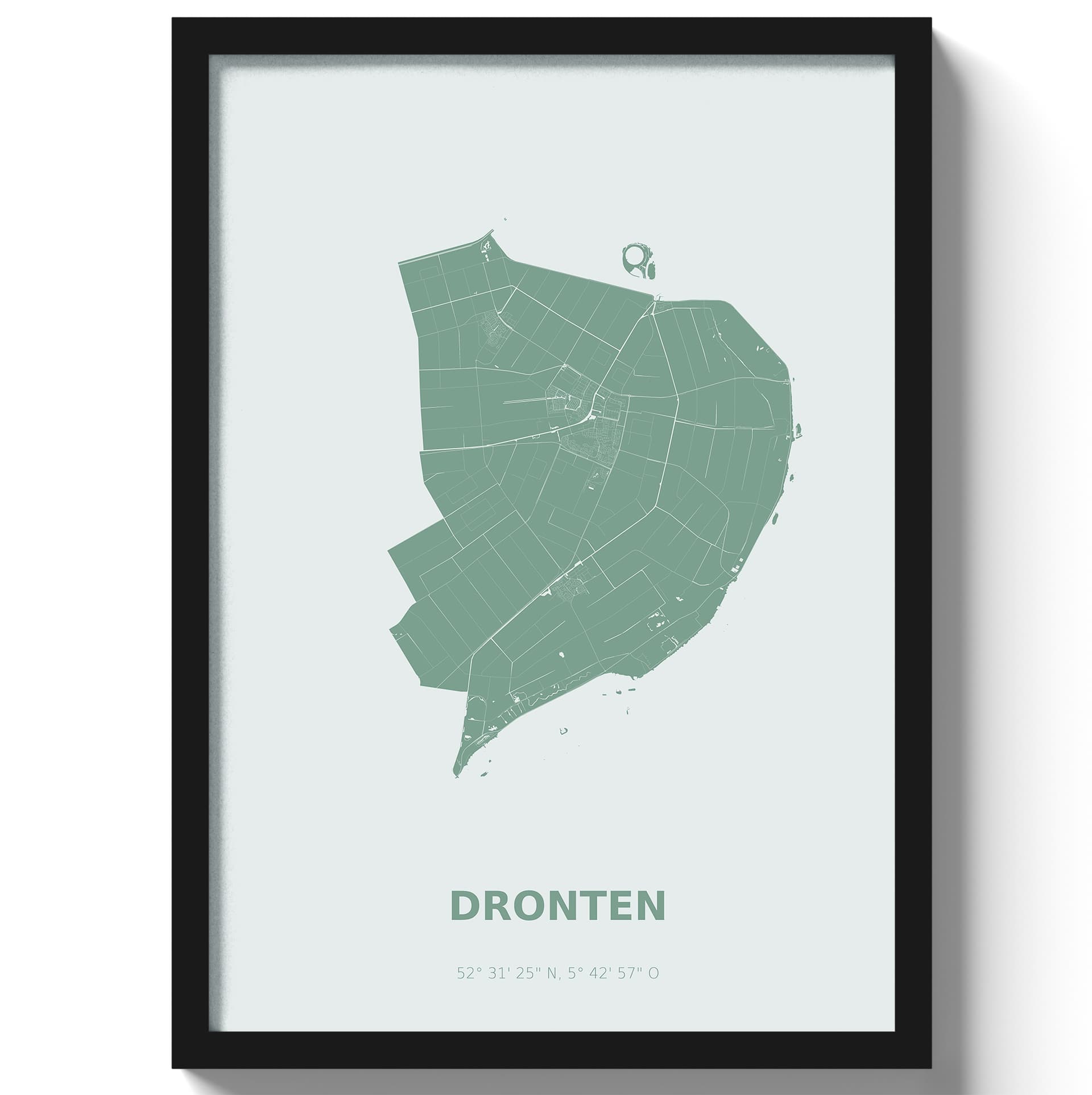Poster Dronten - Groen