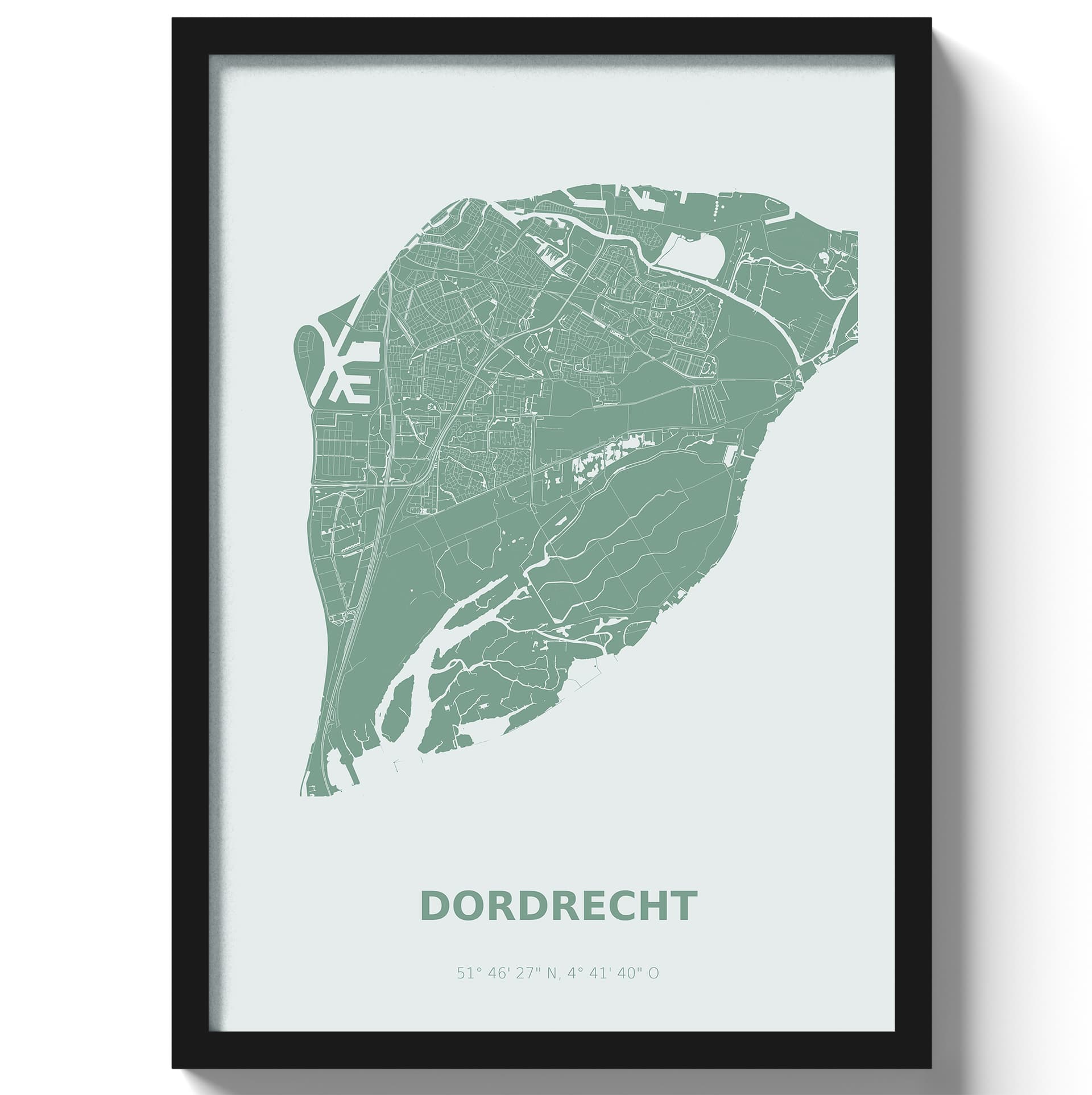 Poster Dordrecht - Groen