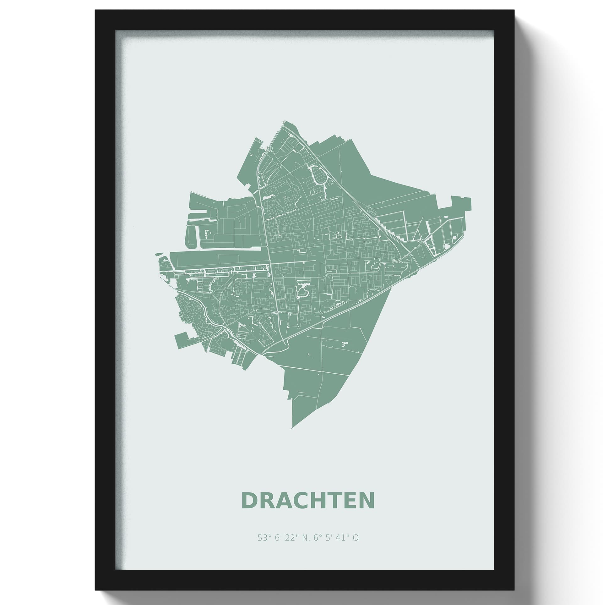Poster Drachten - Groen