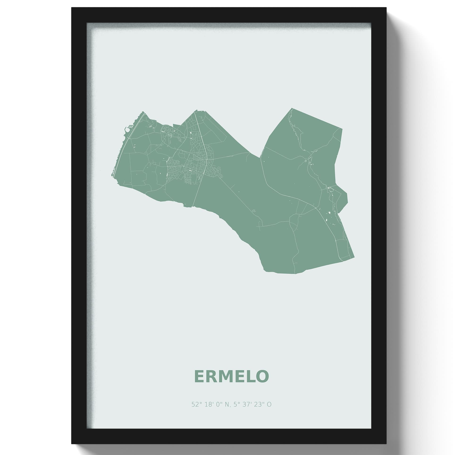 Poster Ermelo - Groen