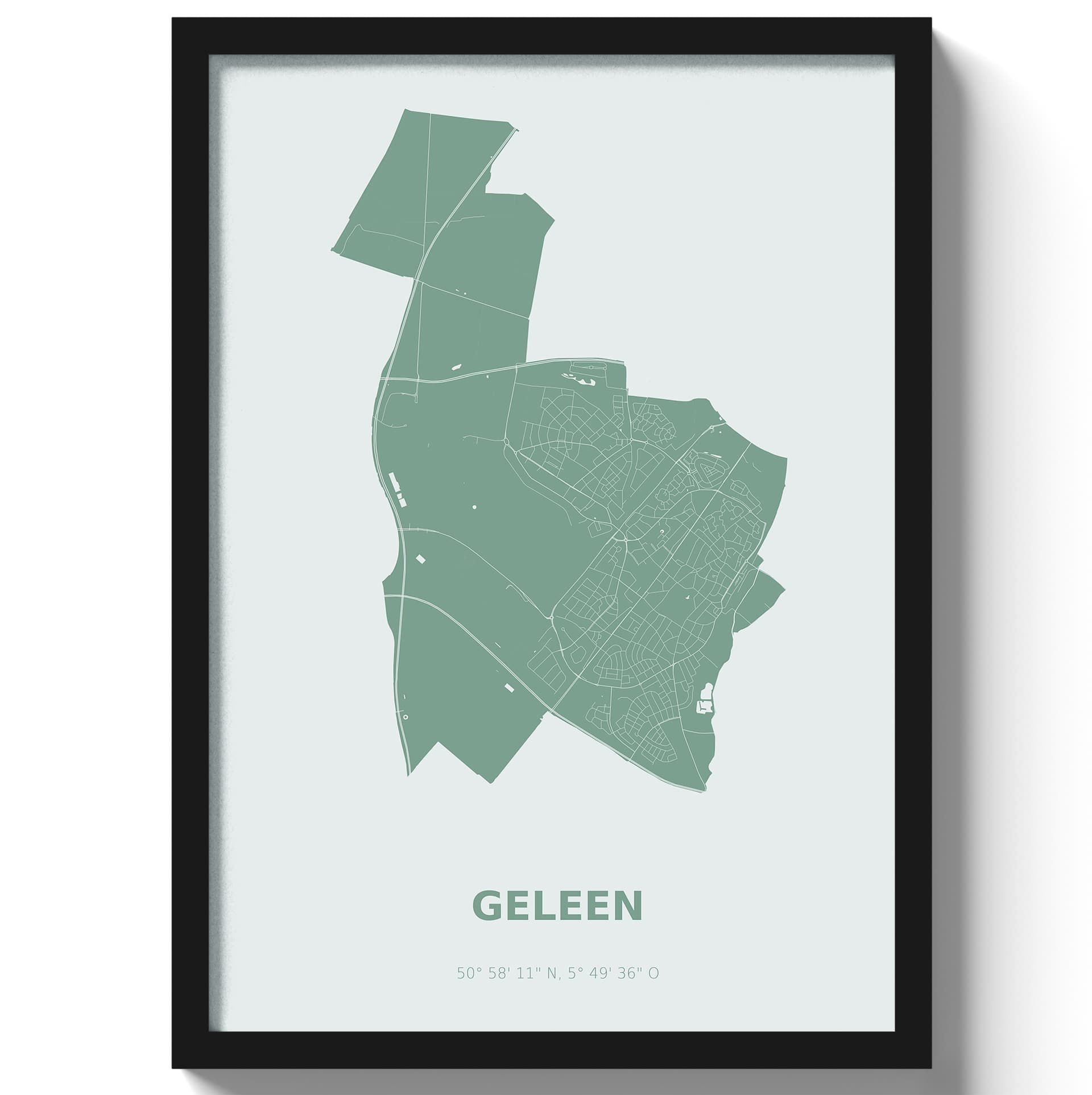 Poster Geleen - Groen