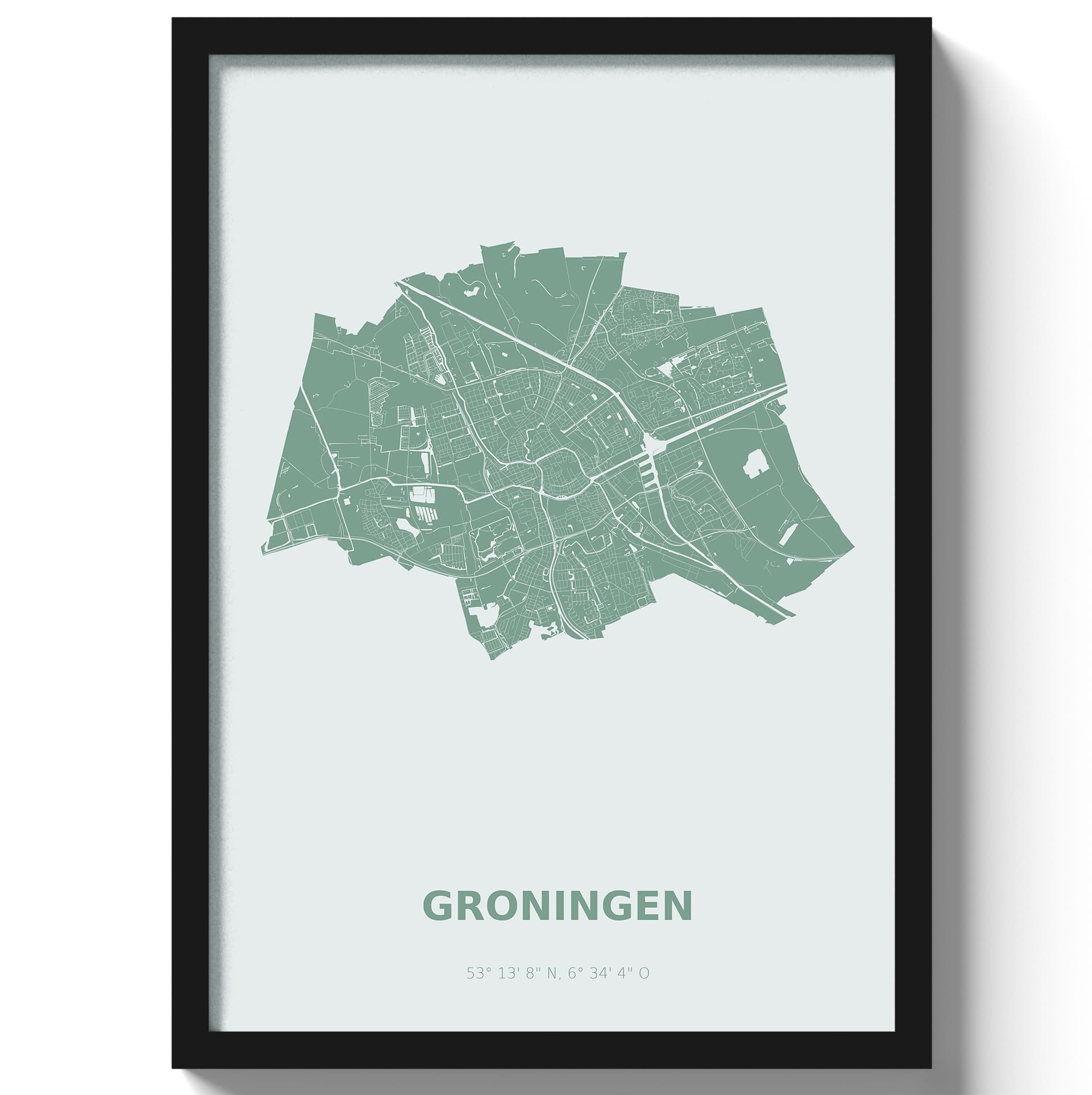 Poster Groningen - Groen