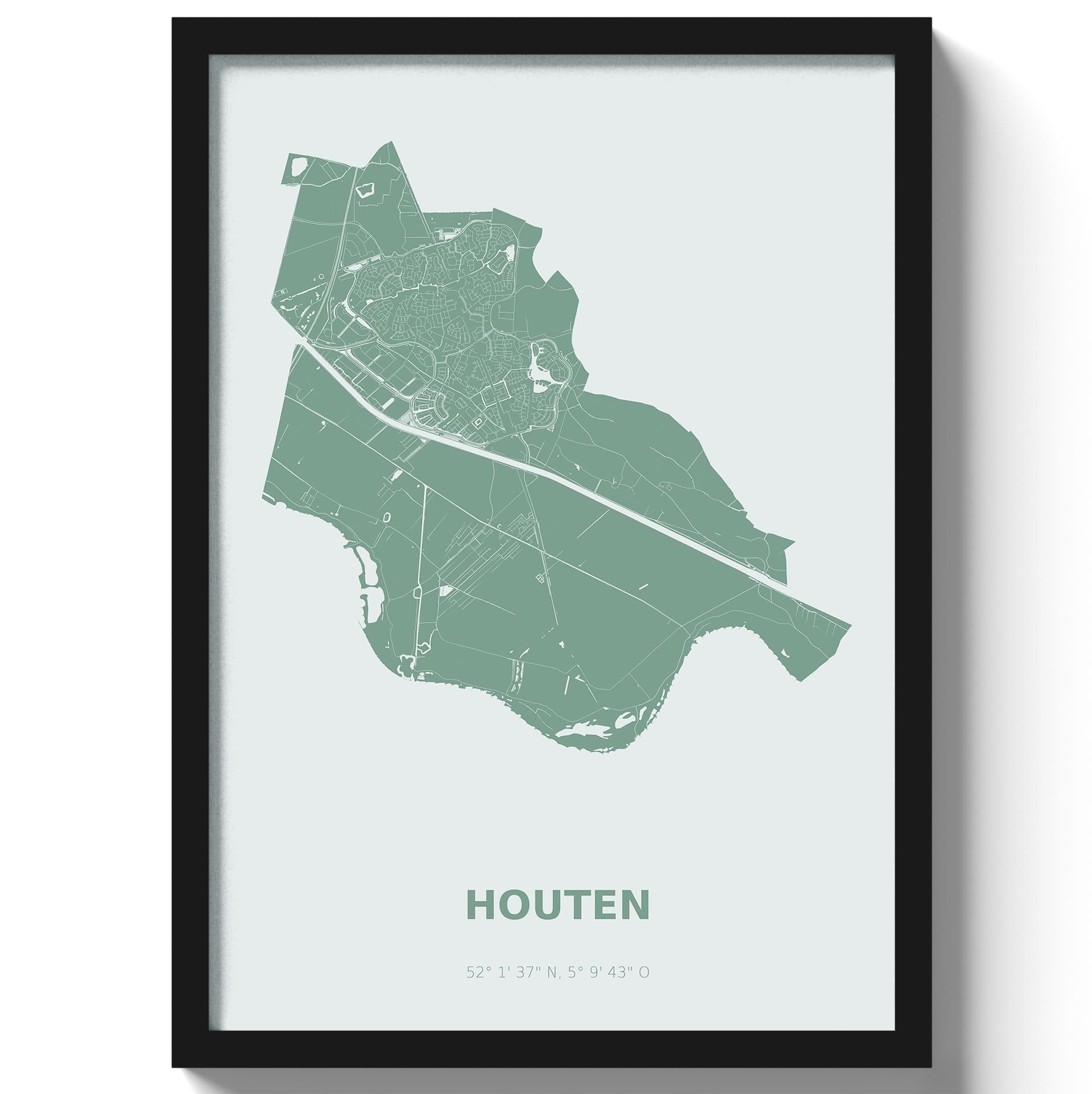 Poster Houten - Groen