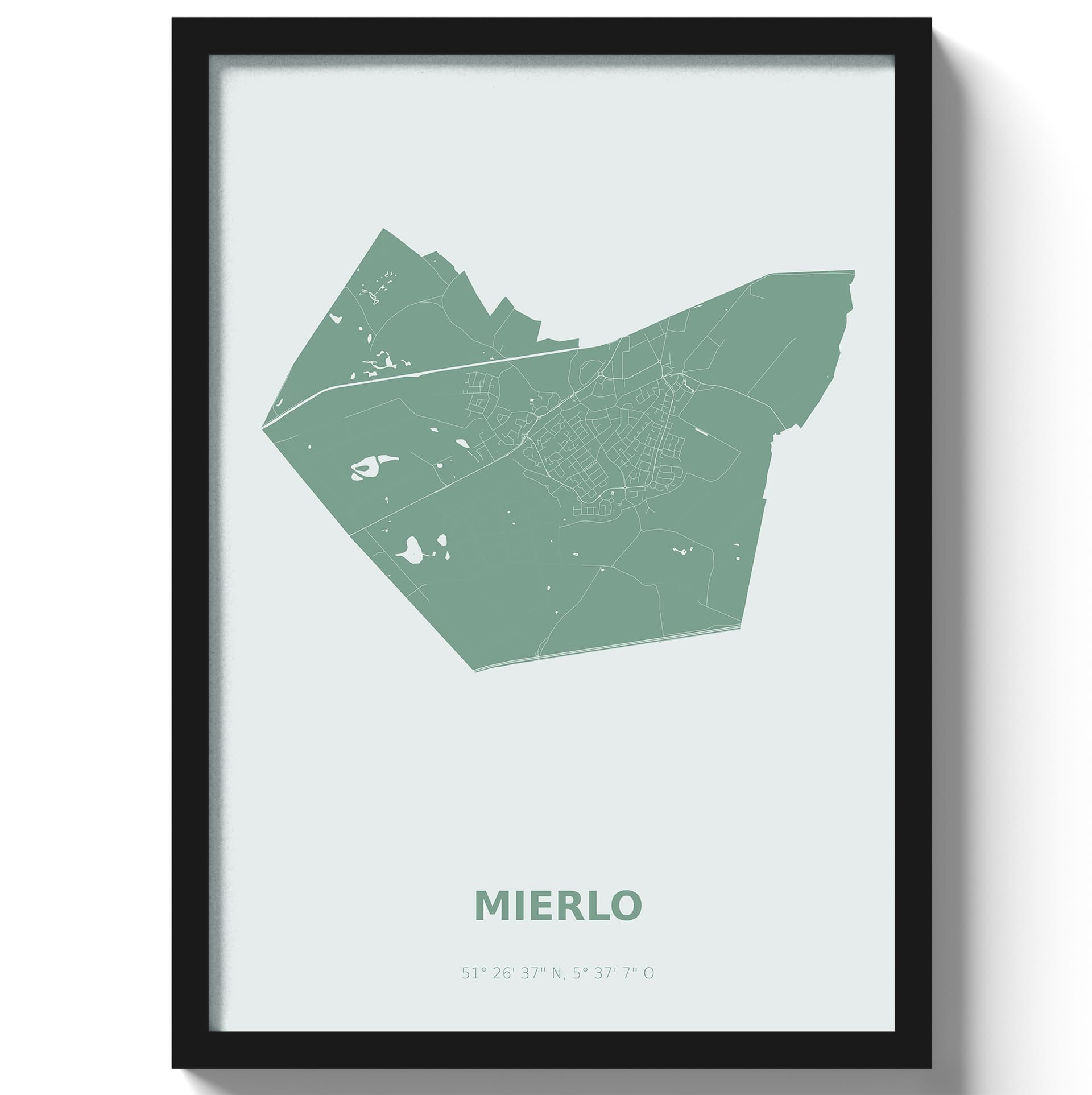 Poster Mierlo - Groen