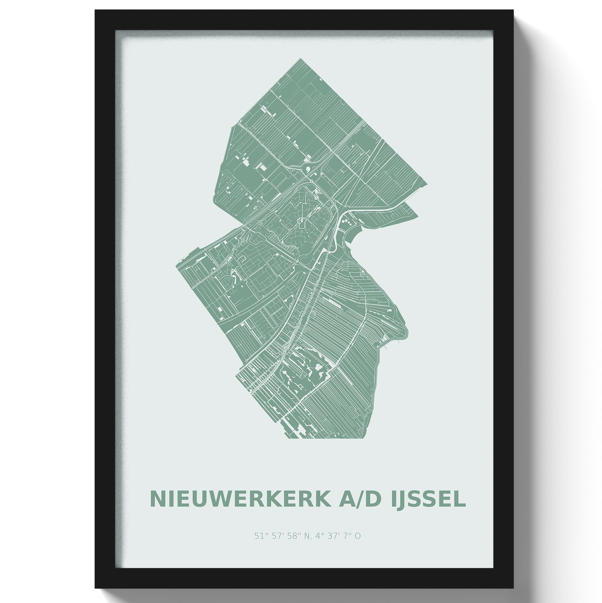 Poster Nieuwegein - Groen