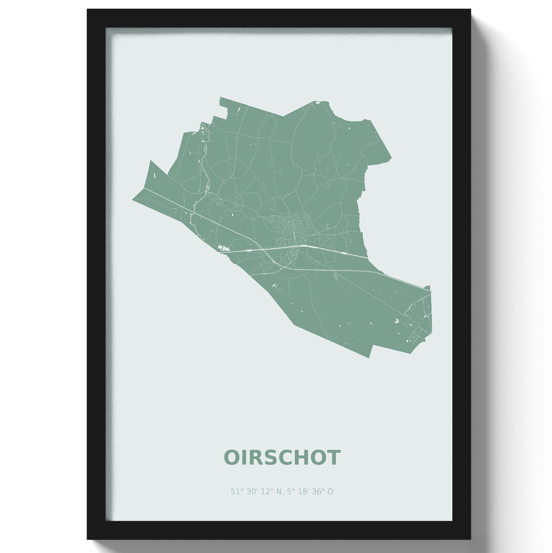 Poster Oirschot - Groen
