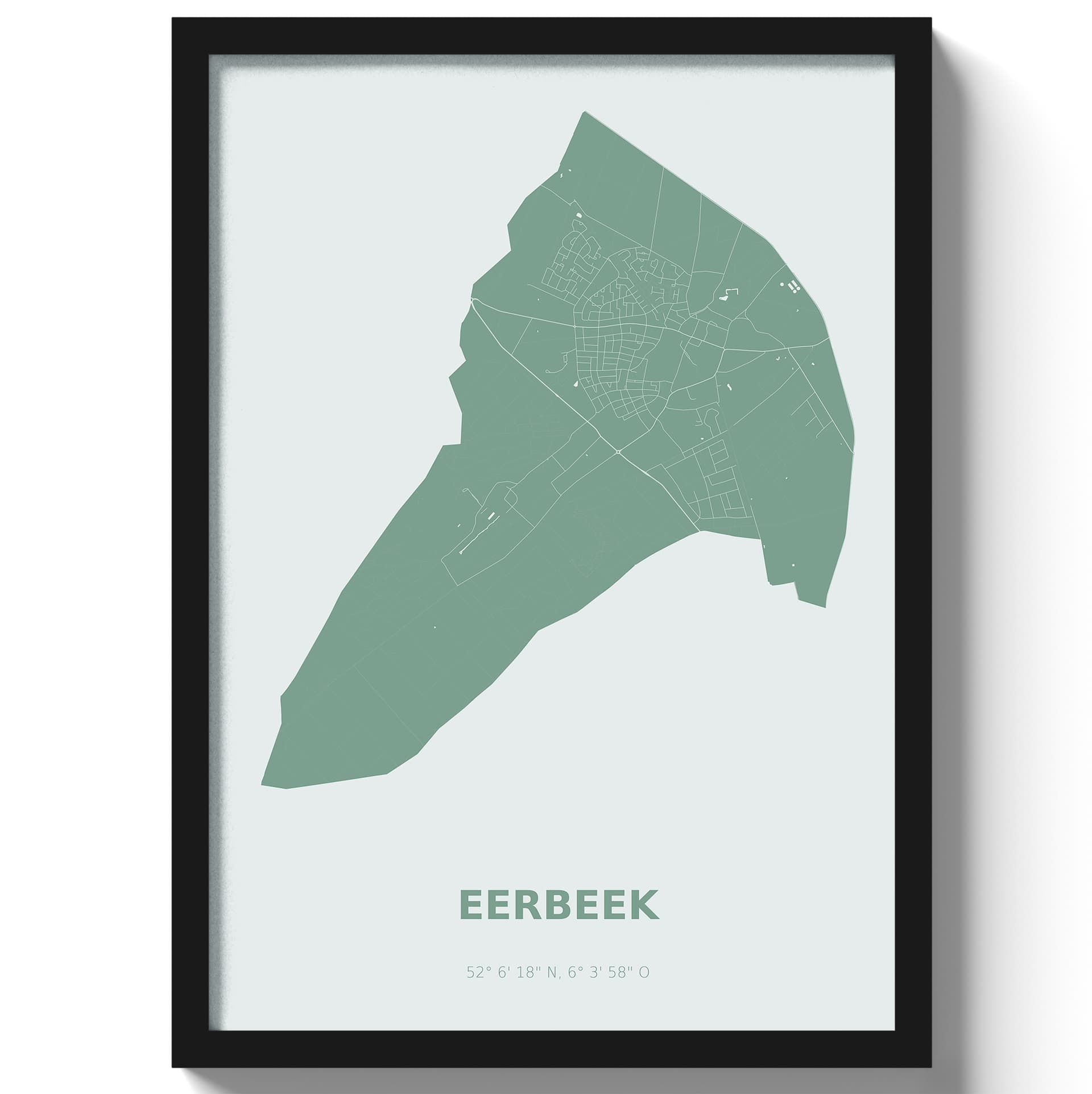 Poster Eerbeek - Groen