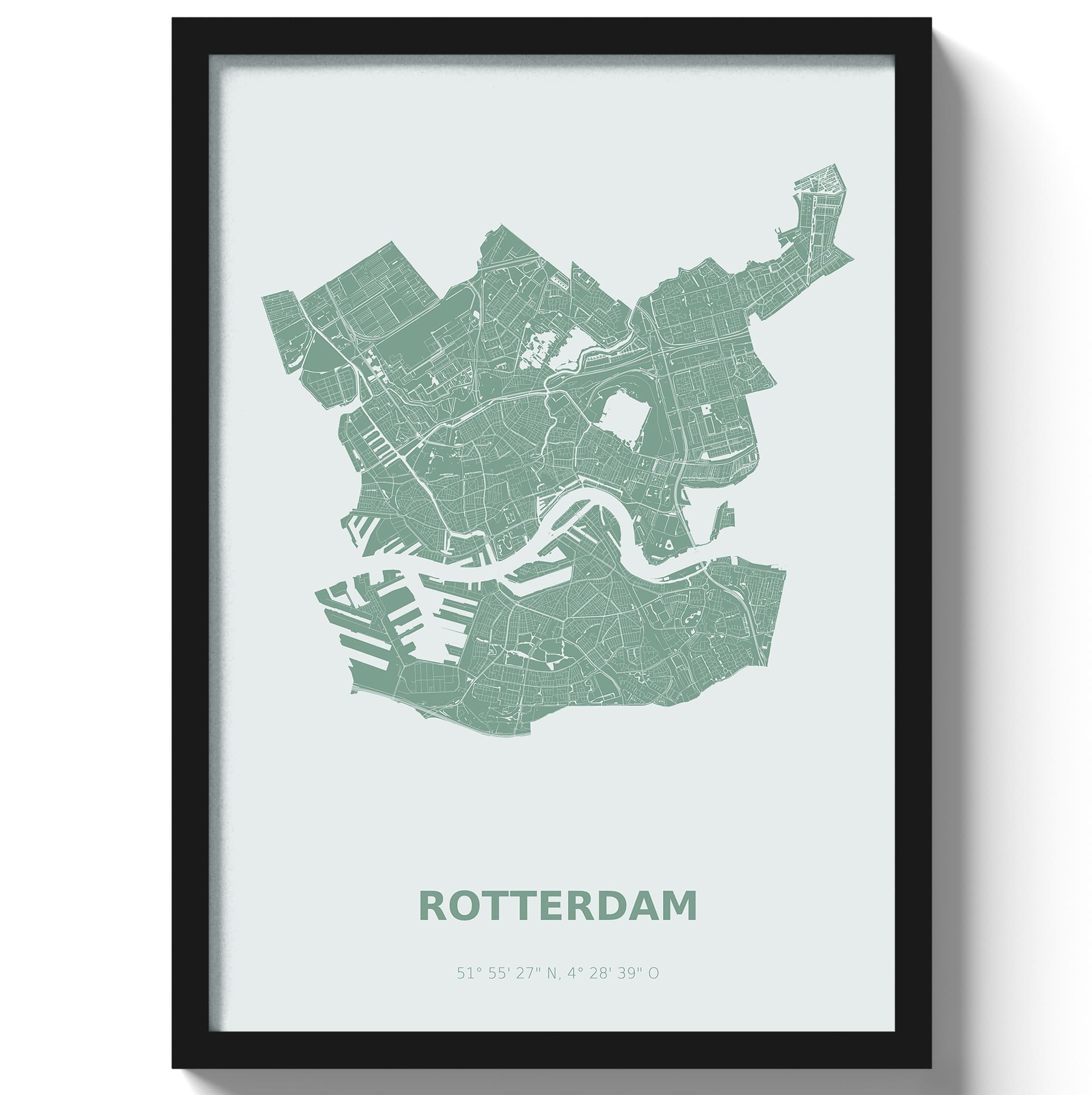 Poster Rotterdam - Groen