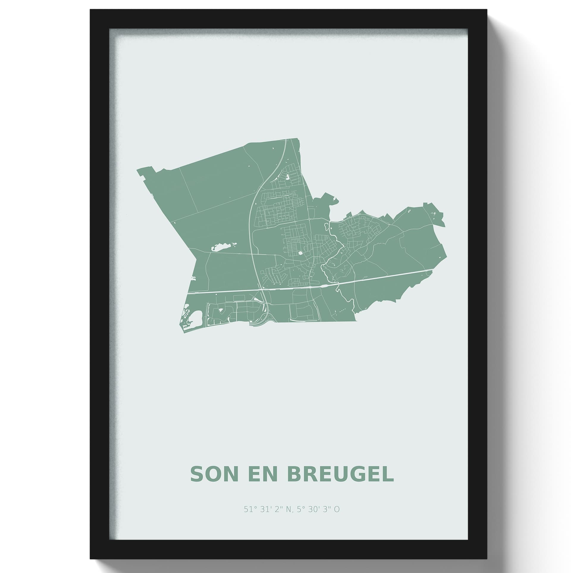Poster Son en Breugel - Groen
