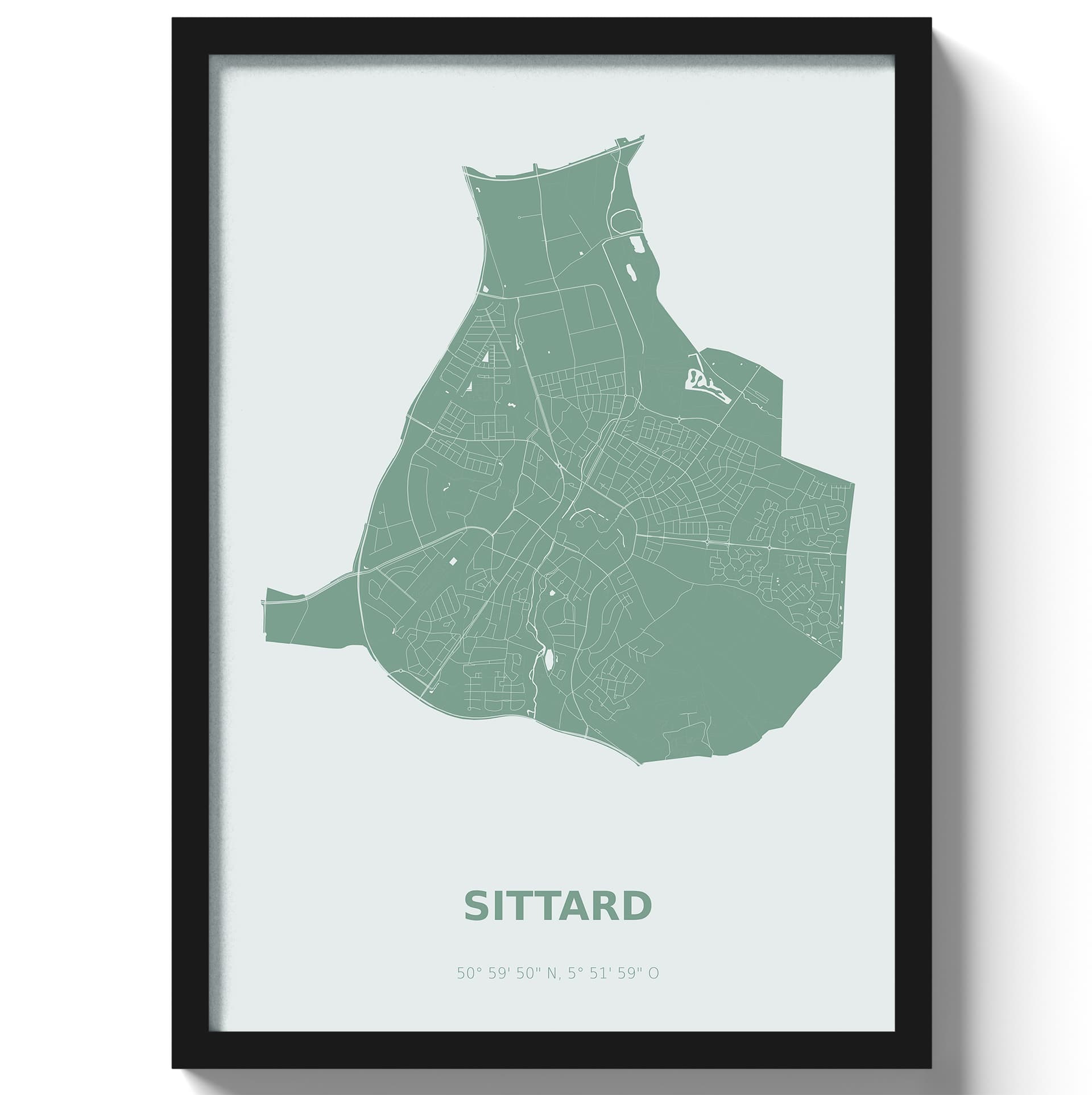 Poster Sittard - Groen