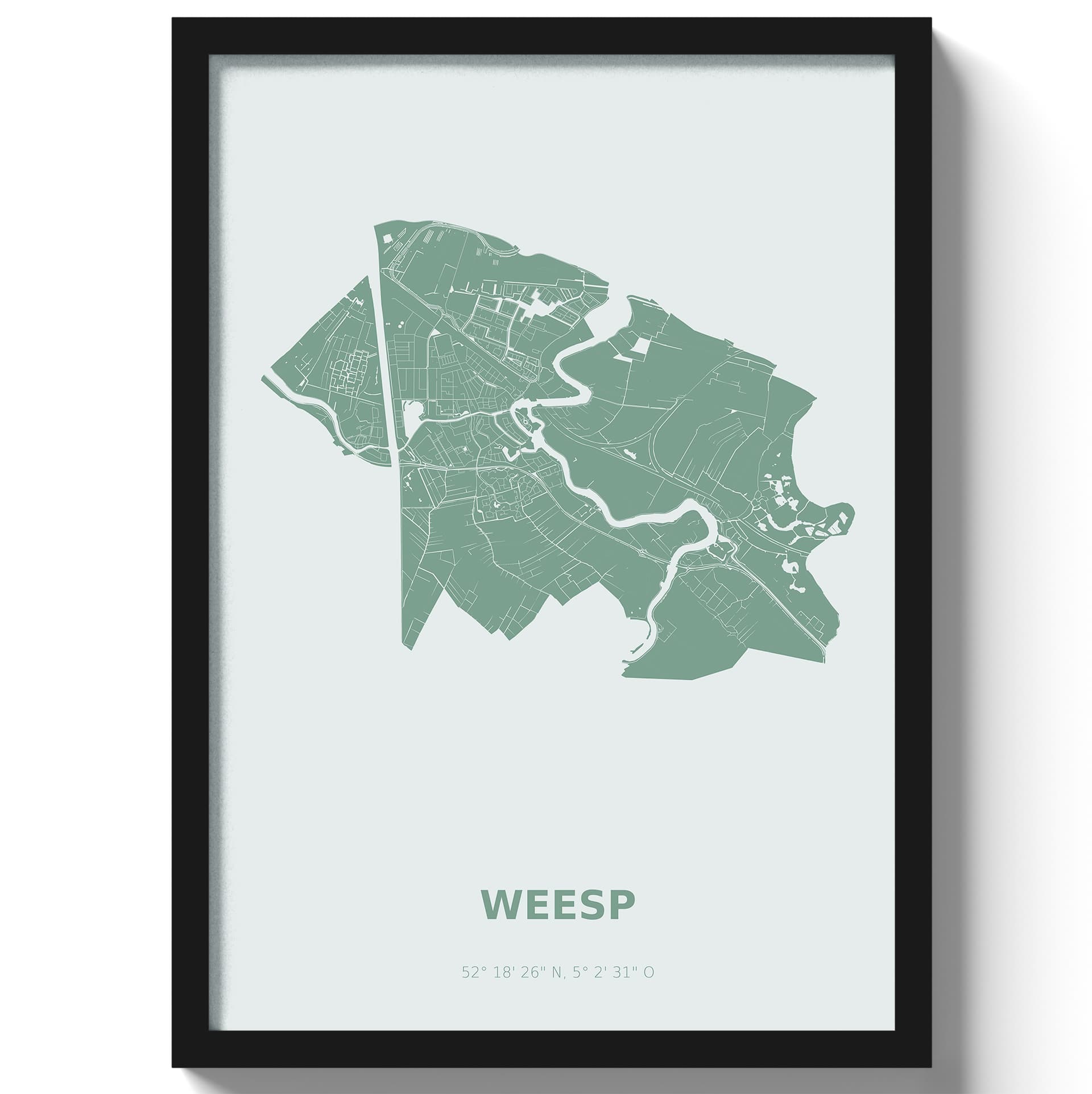 Poster Weesp - Groen