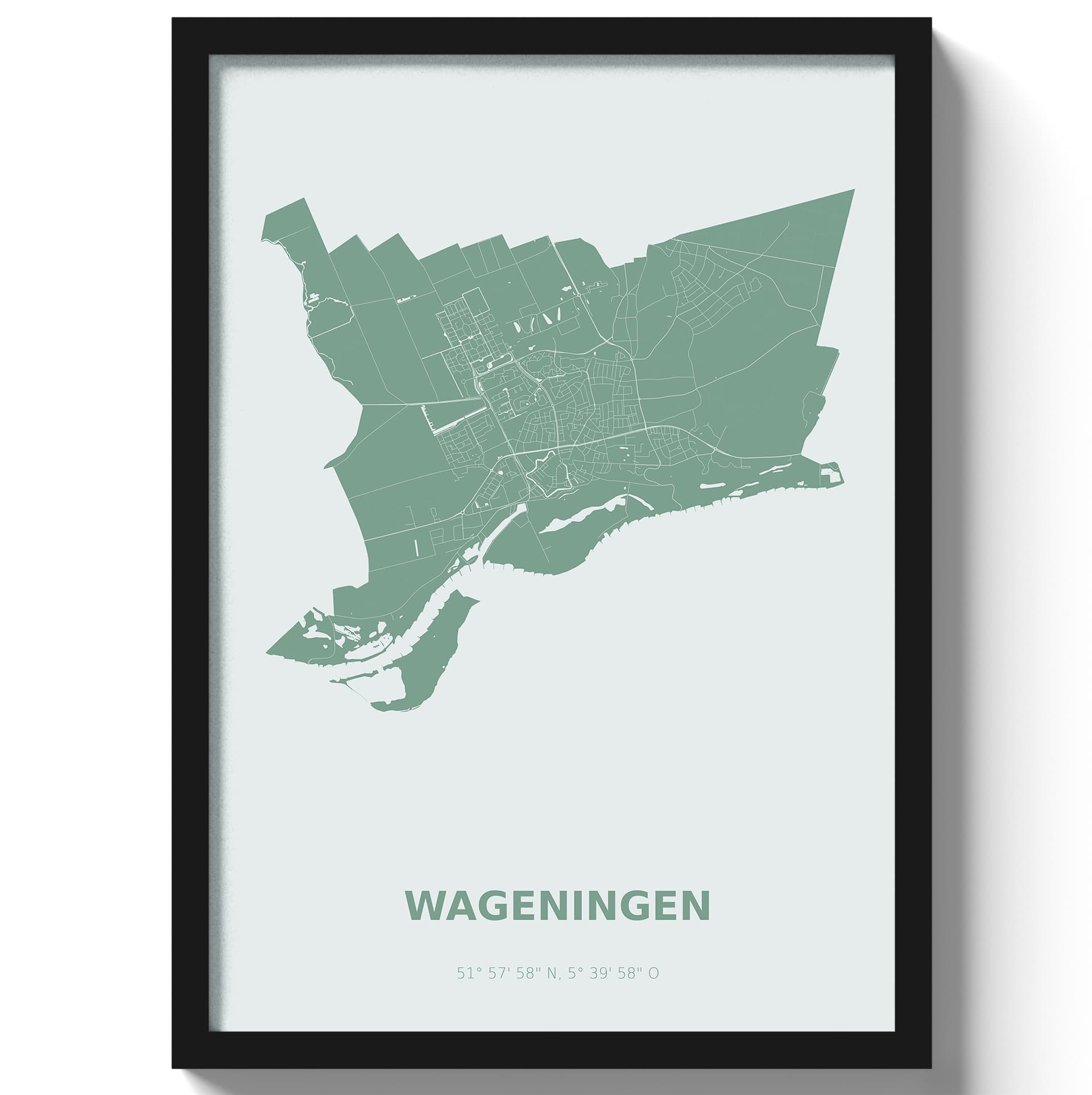 Poster Wageningen - Groen