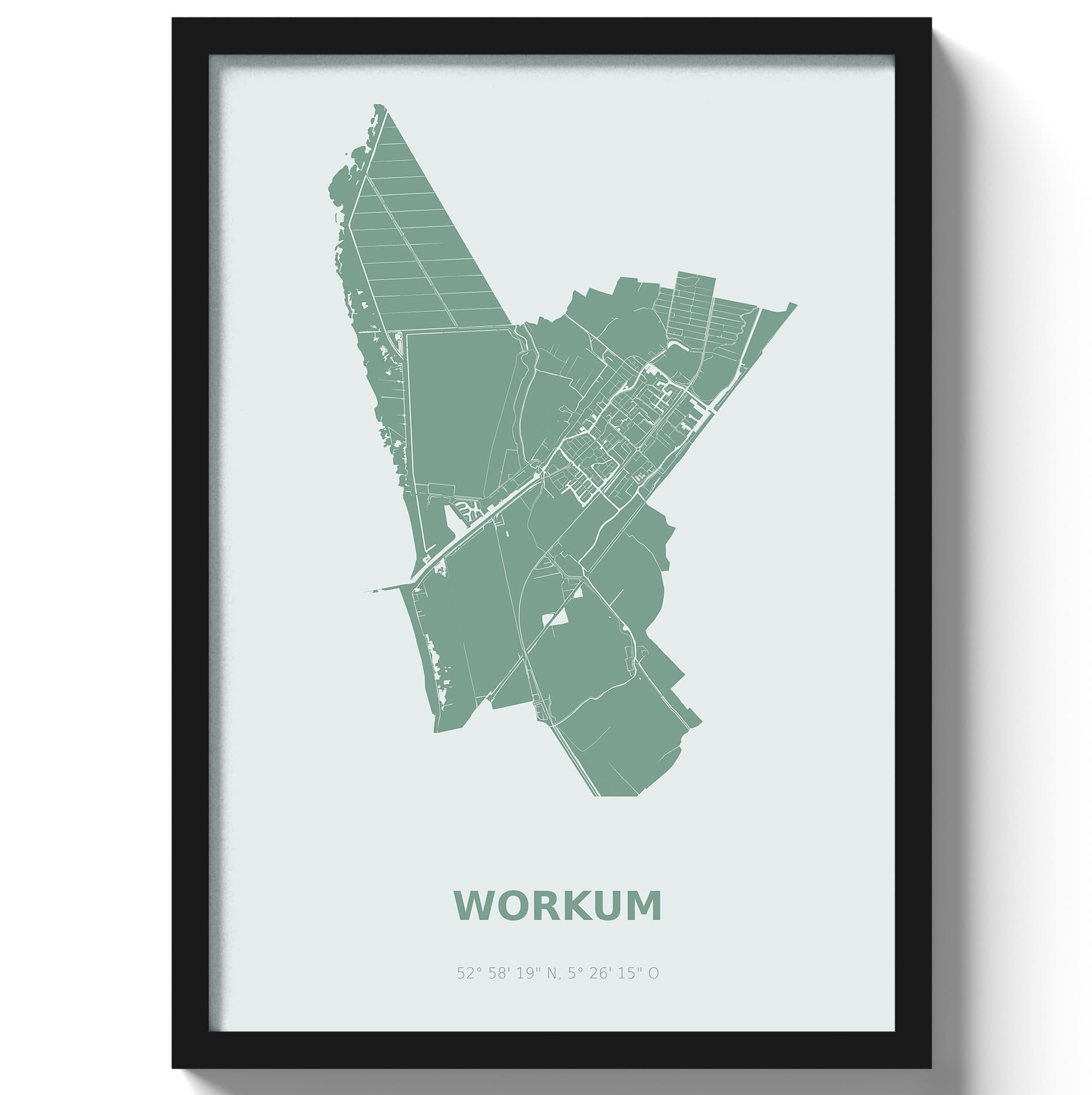 Poster Workum - Groen
