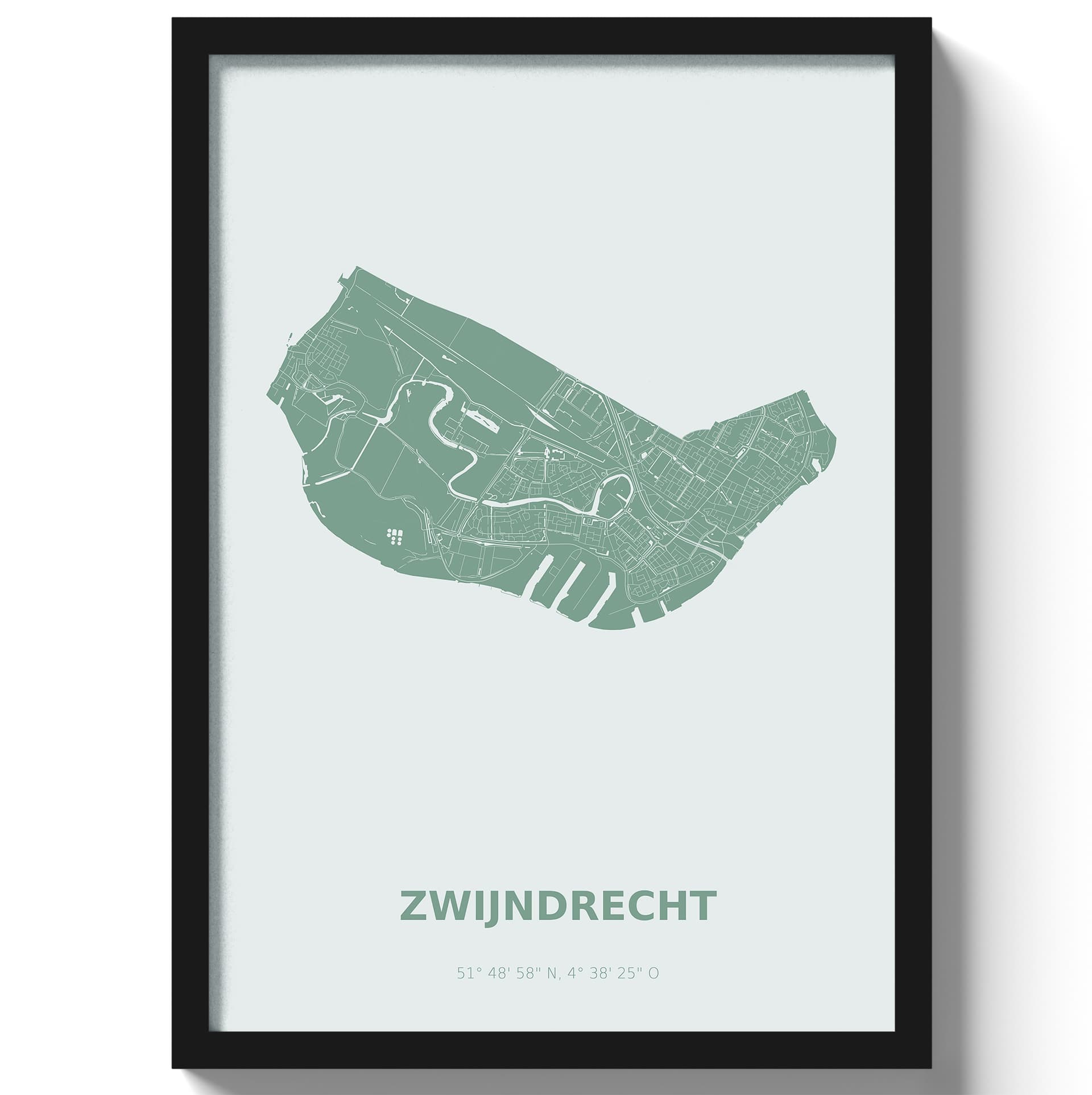 Poster Zwijndrecht - Groen